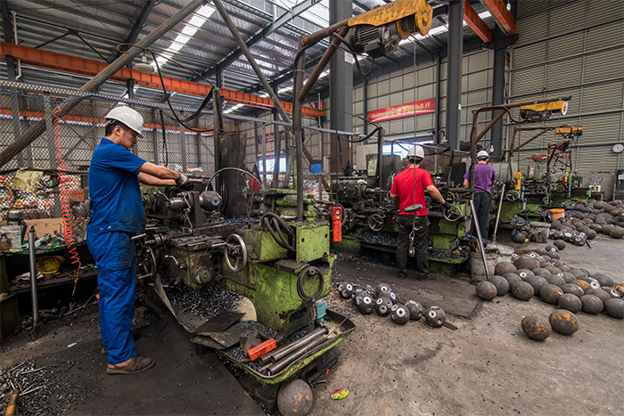 西藏网架配件车间